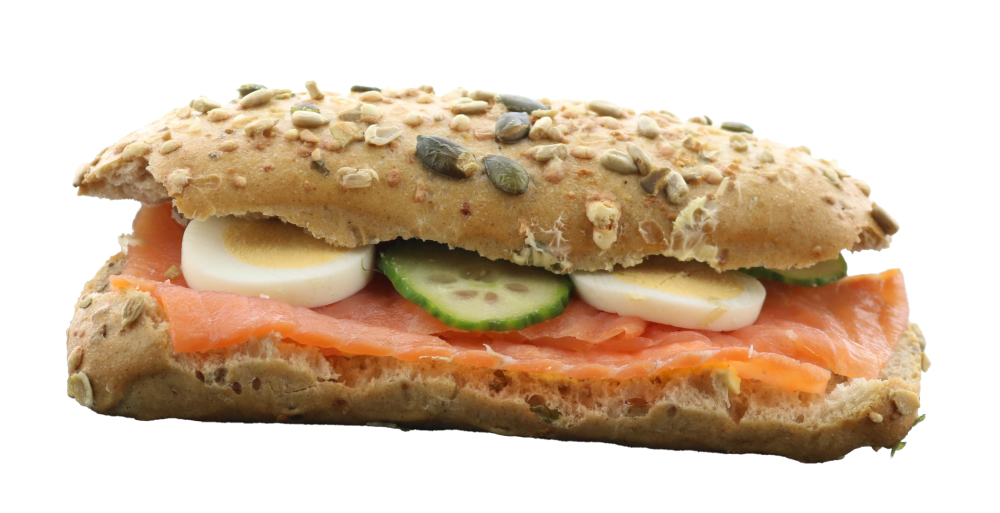 Sandwich pain aux graines : Saumon